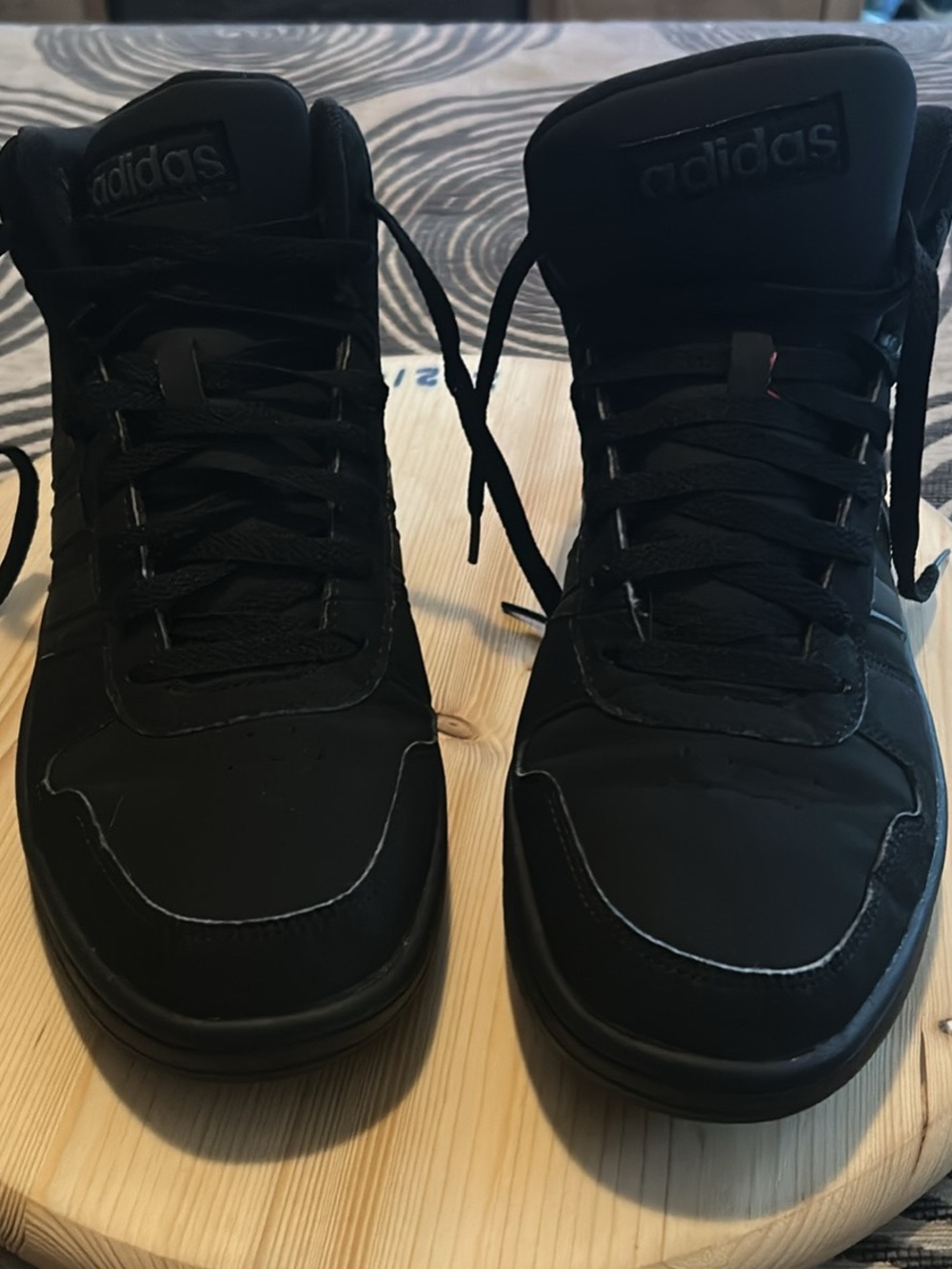 adidas Men’s Black Mid-Top Sneakers